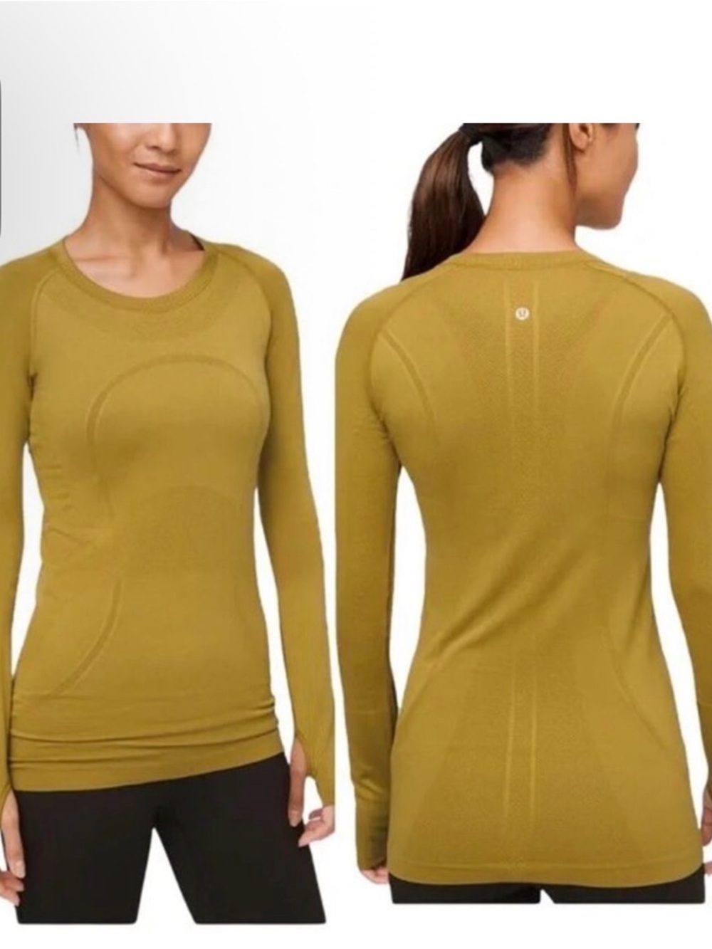 Lululemon Swiftly Tech Long Sleeves Shirt- Mustard Yellow